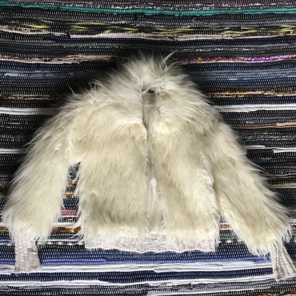Faux fur jacket